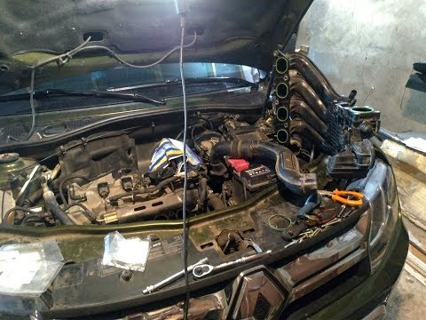 Видео: Промежуточное ТО 4,5 на Дастере. Замена свечей зажигания на h4m 1,6 114 л.с.