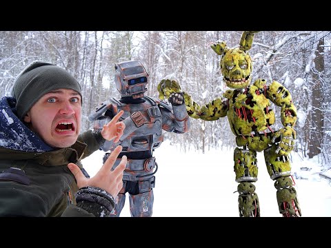 Видео: Аниматроники против Робота! Кто победит в битве?