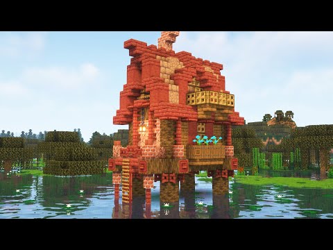 Видео: Дом на болоте в майнкрафте