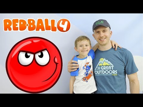 Видео: КРАСНЫЙ ШАР 4 Начало игры БОСС №1 Даник и детский летсплей Red Ball 4