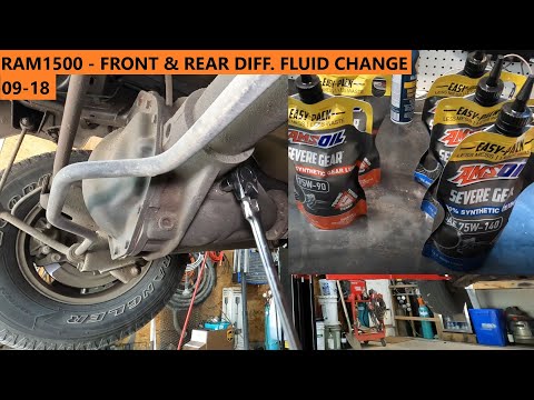 Видео: RAM 1500 — замена жидкости в переднем и заднем дифференциале