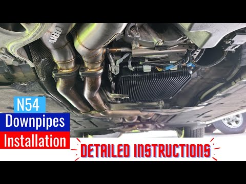 Видео: Установка даунпайпа BMW N54 | 335i, 135i, 1M | *Подробные инструкции*