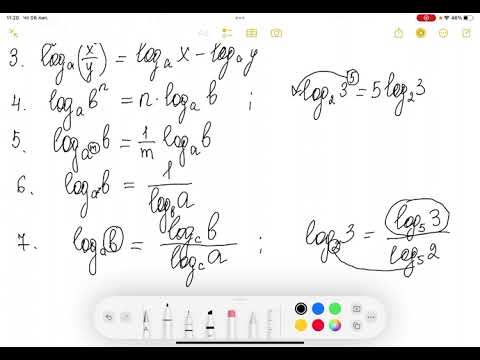 Видео: Властивості логарифмів