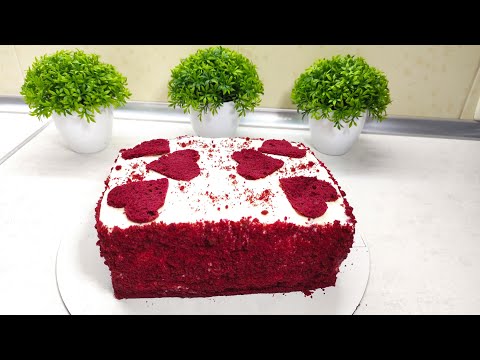 Видео: ❤️ТОРТ "КРАСНЫЙ БАРХАТ" За 2 часа/ Приготовит и новичок