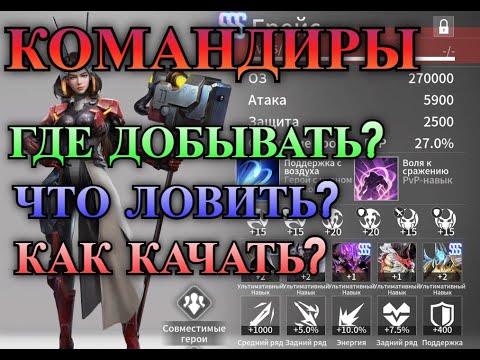 Видео: ETERNAL EVOLUTION: Гайд по командирам