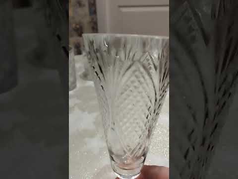 Видео: Хрусталь. Рассматриваем и вспоминаем.