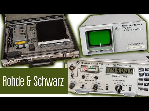 Видео: Приёмник спецслужб всего мира 1980х Rohde & Schwarz EB100