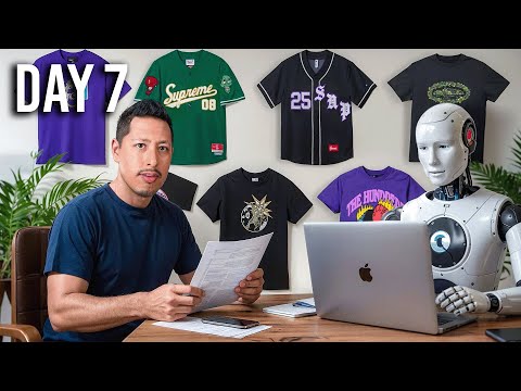 Видео: Я дал ИИ 7 дней на создание бренда одежды с оборотом 5 тыс. долларов в месяц