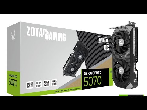 Видео: Моя новая Видеокарта | RTX 5070 Zotac Gaming Twin Edge OC |