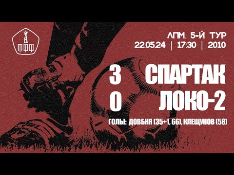 Видео: «Спартак» — «Локомотив-Перово» (команды 2010 г.р.) — 3:0