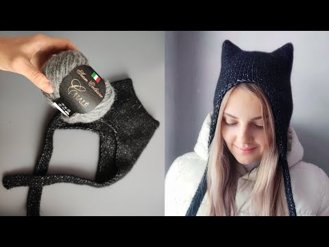 Видео: Котошапка/коточепчик подробный мастер класс