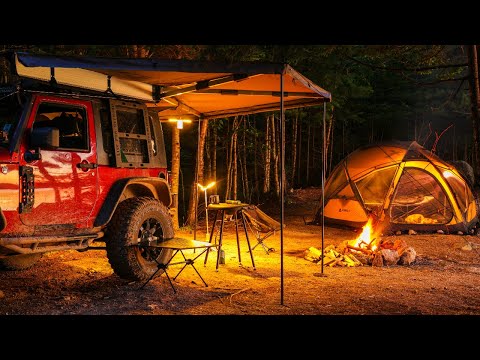 Видео: Кемпинг с купольной палаткой: приключения на джипах по суше — часть 2