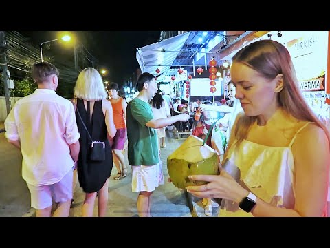 Видео: ВЛОГ 🇹🇭Вечерний Пхукет Пробуем местную еду 13.02.19