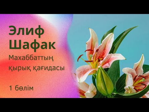 Видео: Элиф Шафак. Махаббаттың қырық қағидасы. 1 бөлім.