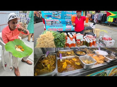 Видео: 🇬🇾 Ресторан и пекарня «7 Curry в гайанском стиле», «3 Sister's» и «Shanta's» на Либерти-авеню #ед...