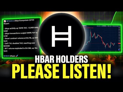 Видео: Hedera HBAR ШОКИРУЕТ ВСЕХ | Владельцы HBAR, вам нужно это услышать