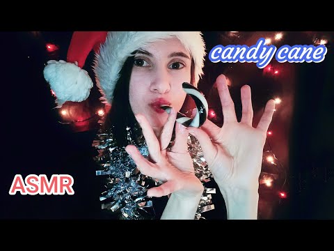 Видео: АСМР 🍭Ликинг леденца - трости/ASMR Liking a candy cane #candyeatingasmr