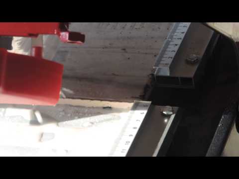 Видео: Первые испытания плиткореза RUBI DU - 200L