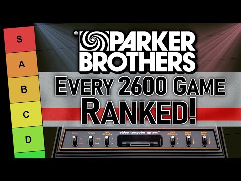 Видео: Полный список игр Parker Brothers/Atari 2600 — ВСЕ ВЫШЕДШИЕ ИГРЫ С РЕЙТИНГОМ