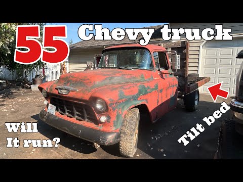 Видео: Поедет ли? Грузовик Chevrolet 1955 года простоял 23 года!