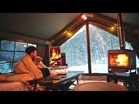 Видео: ЭКСТРЕМАЛЬНЫЙ КЕМПИНГ В УЮТНОЙ 2-КОМНАТНОЙ НАДУВНОЙ ПАЛАТКЕ С МОЕЙ СОБАКОЙ!