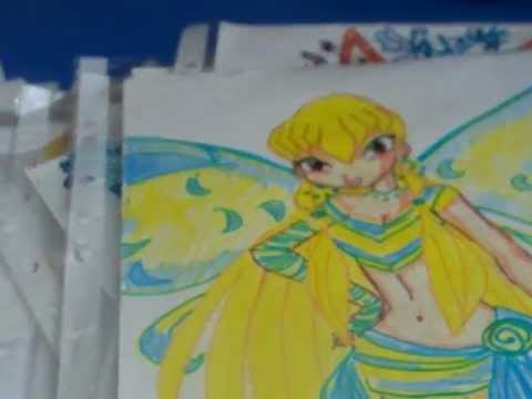 Видео: Мои рисунки Winx Club /Винкс
