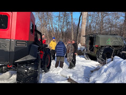 Видео: Эпическое путешествие на «Тимона»Вездеход Тайфун и Тингер покоряют Камчатку