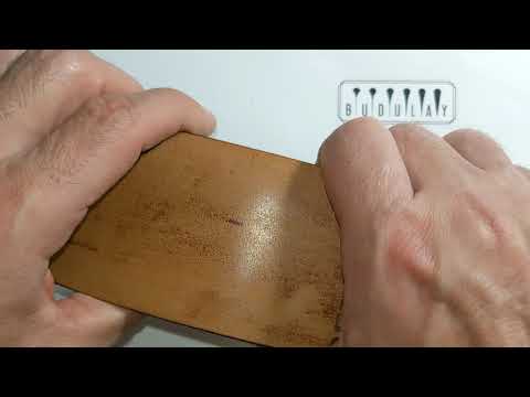 Видео: Реставрация ремня для правки Максиму.