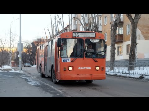 Видео: Троллейбус №25 (Екатеринбург). Академическая - Ботаническая