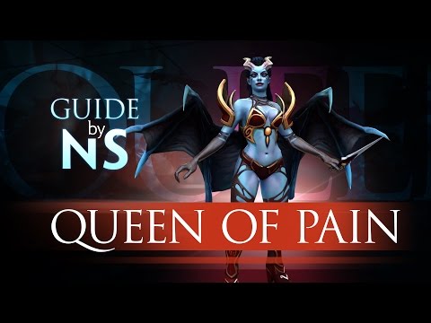 Видео: Гайд на Queen of Pain / Queen of Pain Guide