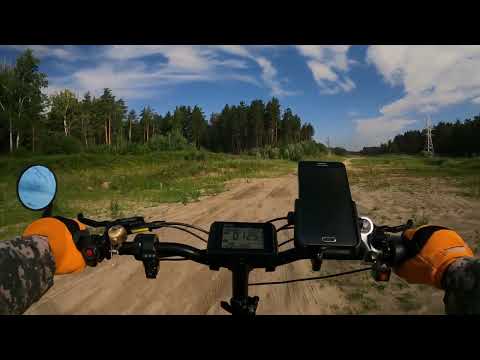 Видео: Электровелосипед. Перенастроил подвеску. Поехал испытывать.