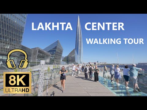Видео: Лахта центр ~ 8K ULTRA HD🎧60fps с объёмным стерео звуком