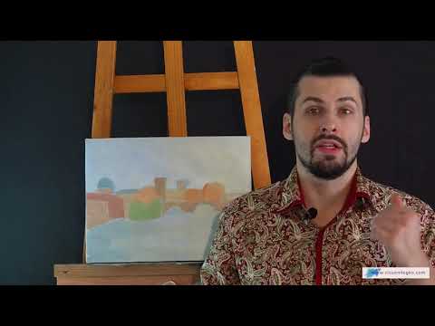 Видео: Городской пейзаж. Урок рисуем Прагу