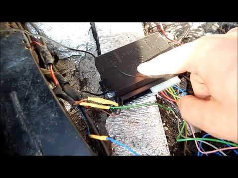 Видео: Установка сигнализации\ системы управления центрального замка на мерседес W124 и схожих моделях