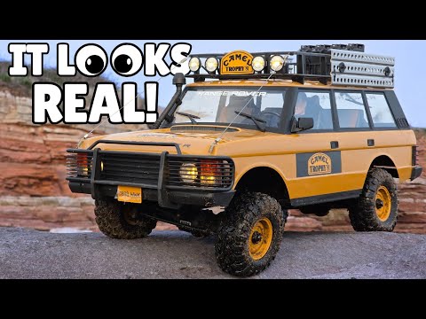 Видео: Вам НУЖНО ЭТО увидеть! - FCX10 Camel Trophy Range Rover Classic!