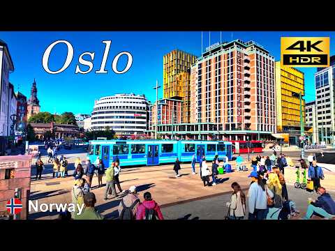 Видео: Осло Дневная Прогулка / Норвегия 🇳🇴 / Сентябрь 2024 / 4K HDR