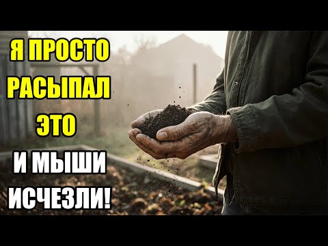 Видео: ПОСЫПЬ ЭТО НА ГРЯДКИ — И МЫШИ УБЕГУТ! СЕКРЕТ, О КОТОРОМ МОЛЧАЛИ