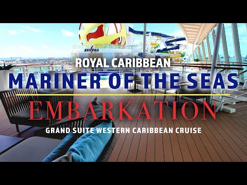 Видео: Royal Caribbean Mariner of the Seas — Посадка — Круиз по западной части Карибского моря на лайнер...