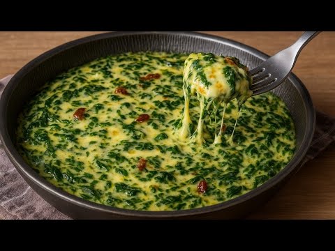 Видео: Сливочный жареный шпинат, от которого все сходят с ума! — Быстрый и простой рецепт