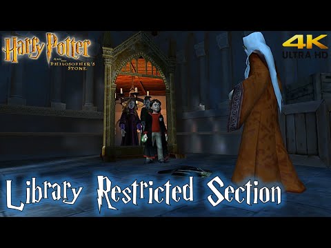 Видео: Гарри Поттер и философский камень PS2 «Ограниченная секция библиотеки» (4K)