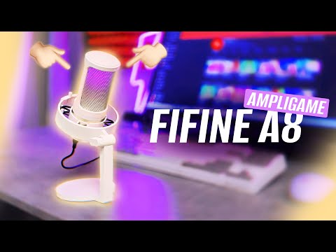 Видео: КРУТОЙ БЮДЖЕТНЫЙ И КАЧЕСТВЕННЫЙ USB МИКРОФОН! ОБЗОР FIFINE AMPLIGAME A8!