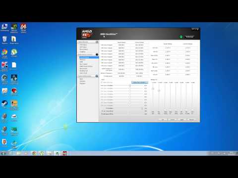 Видео: Разгон процессора AMD с помощью AMD OverDrive