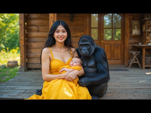 Видео: Красивая девушка вышла замуж за гориллу, но родила человеческого ребёнка. Как это возможно?