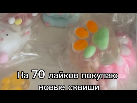 Видео: На 70 лайков покупаю новые сквиши🐾💋