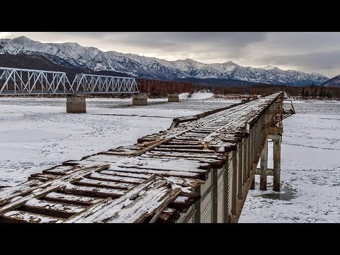 Видео: САМЫЙ ОПАСНЫЙ мост В МИРЕ (Витимский мост), ПРОЕХАТЬ на TOYOTA вдоль БАМа. Арктика 2019, часть 3.