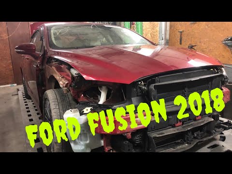Видео: #7 Ford Fusion 2018 из США Восстановление