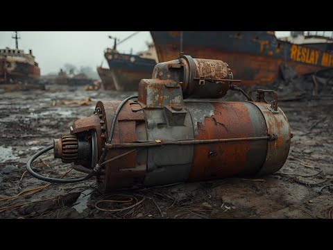 Видео: Впервые восстанавливаю самый большой стартер корабля – 100% восстановлен как новый! #restoration