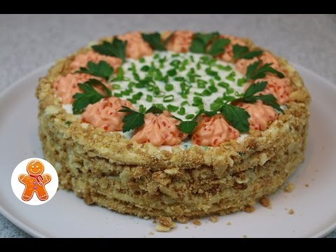 Видео: Закусочный Торт "Наполеон"