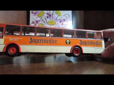 Видео: Обзор модели автобуса Mercedes- Benz O317K в масштабе 1:43
