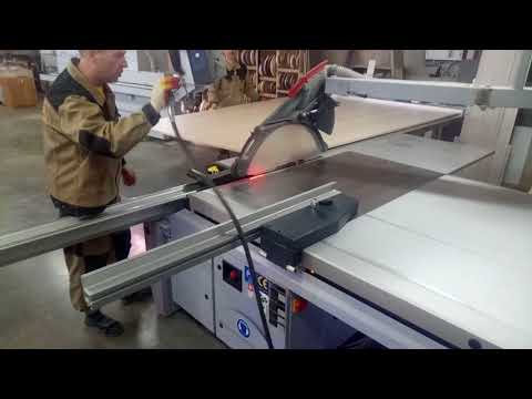 Видео: Работа Форматно раскроечного станка ALTENDORF F45